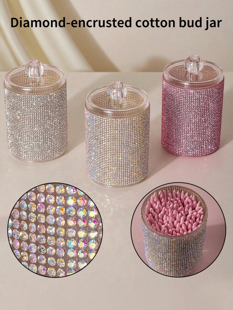 Luxury Skincare Containers - Tarro de almacenamiento de algodones de