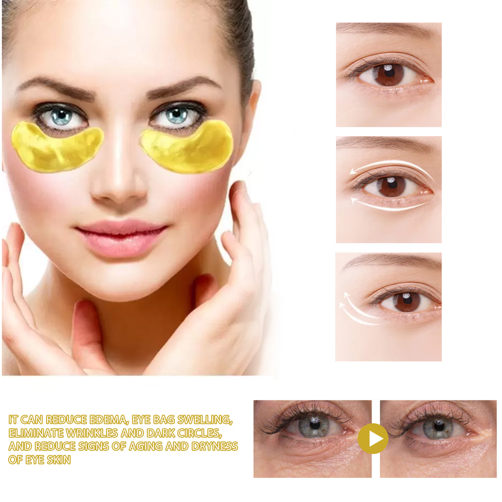 Luxury Skincare Lines - Mascarilla de Ojos de Lujo con