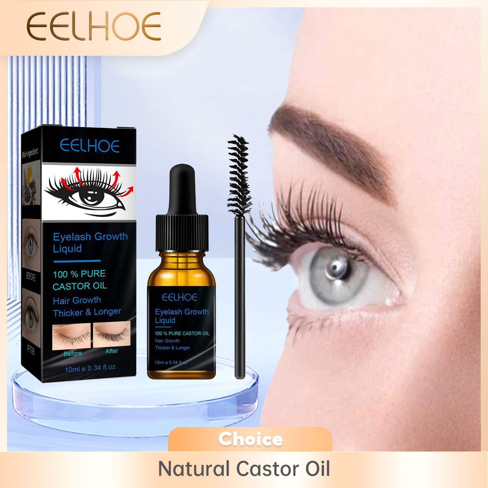 Epidermal Growth Factor - Suero de Aceite de Ricino para