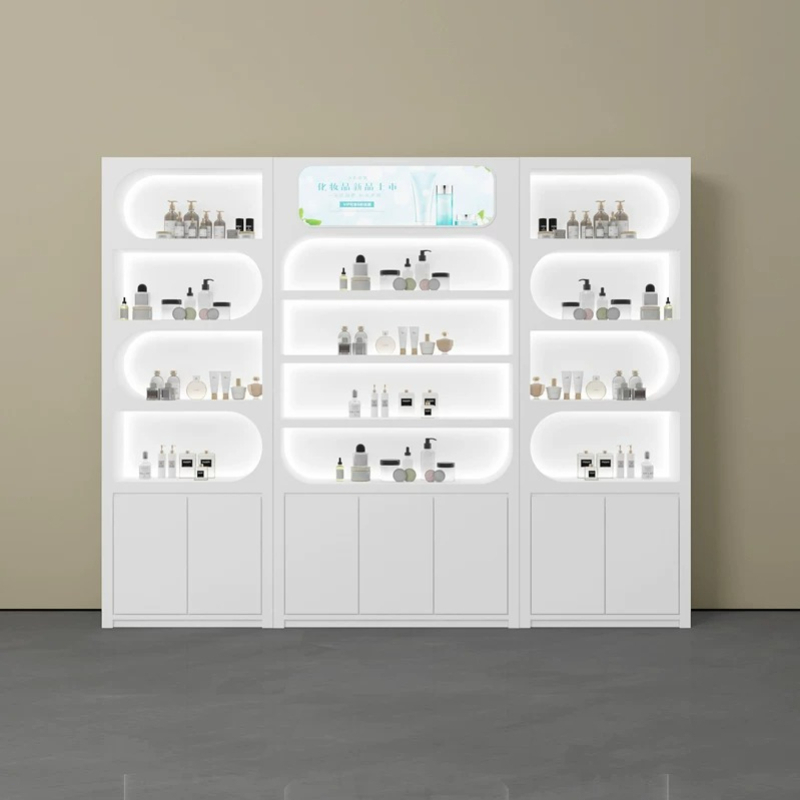 Luxury Skincare & Spa - Vitrina nórdica minimalista para salón de