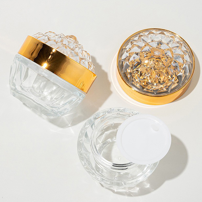 Tarro de crema facial de crist - Luxury Skincare Containers reseña y precio