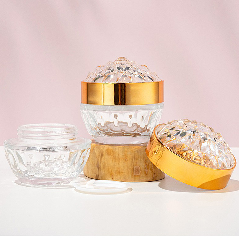 Tarro de crema facial de crist - Luxury Skincare Containers reseña y precio