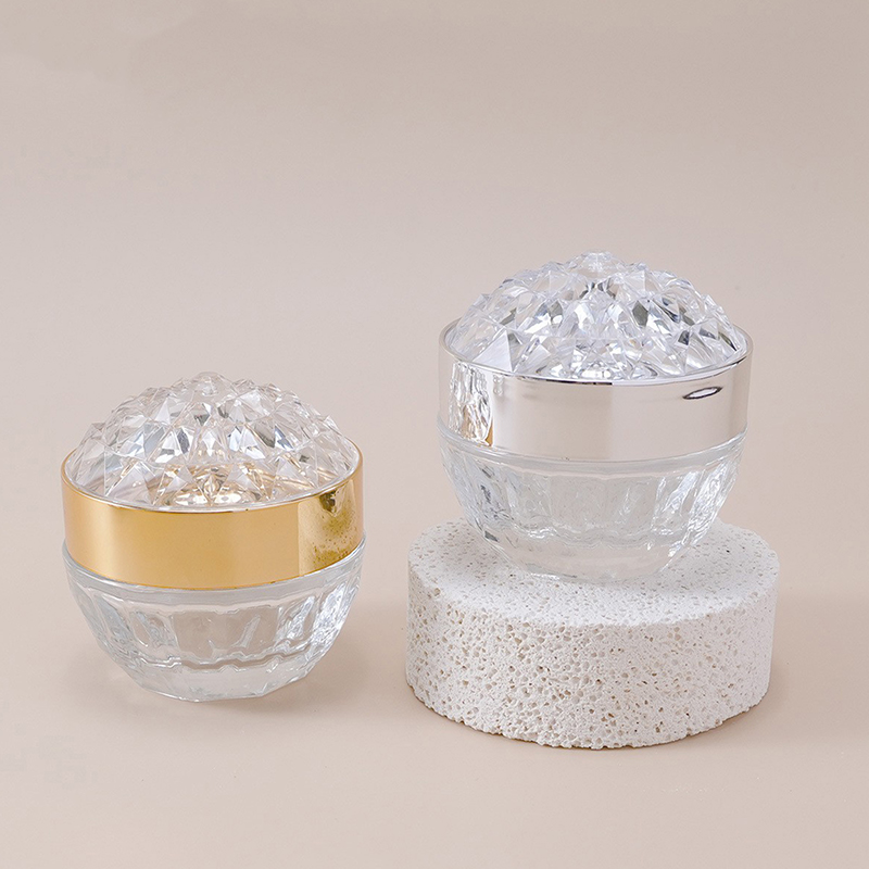 Tarro de crema facial de crist - Luxury Skincare Containers reseña y precio