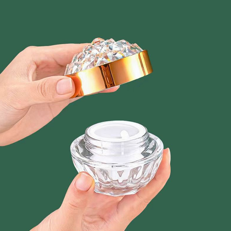Tarro de crema facial de crist - Luxury Skincare Containers reseña y precio