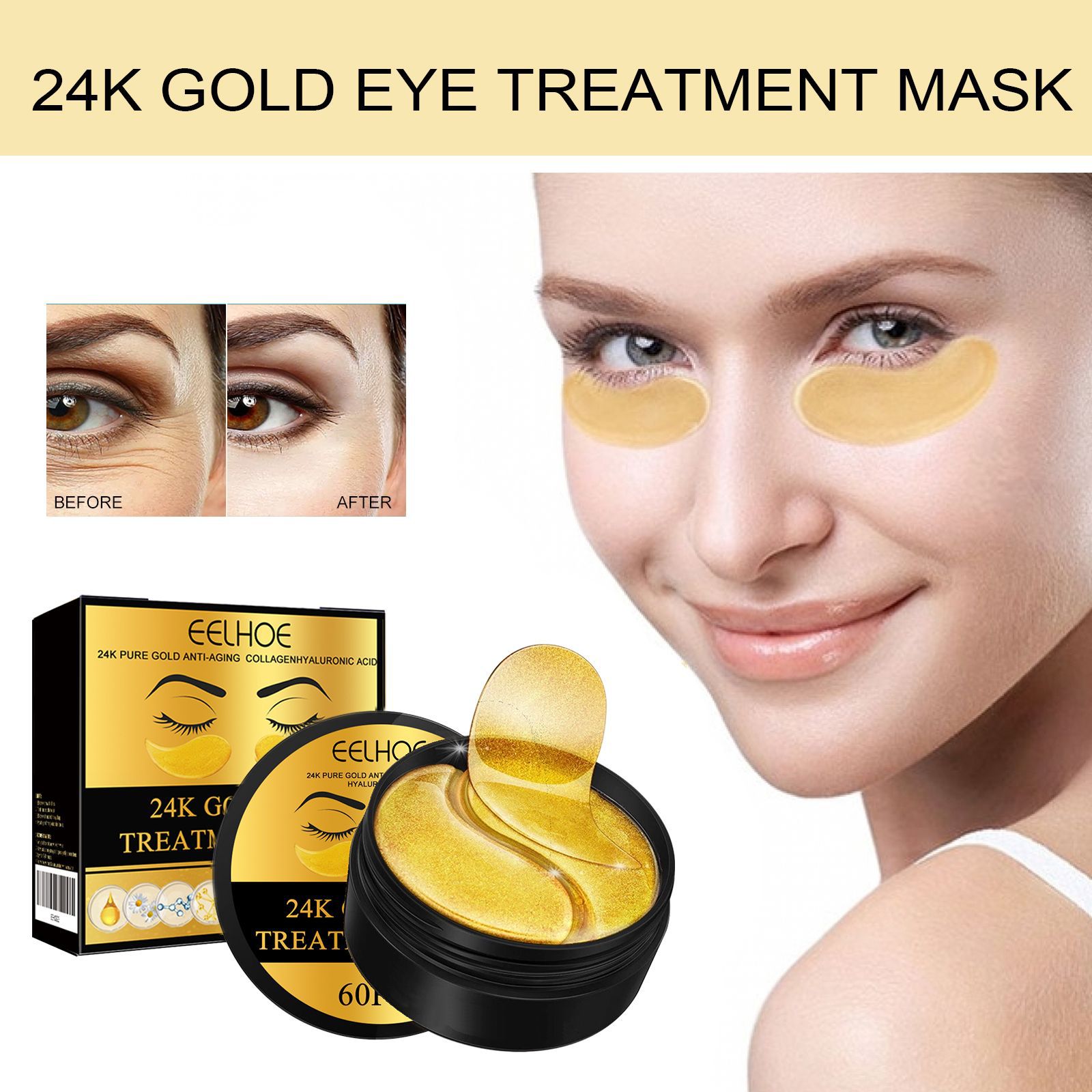 Mascarilla de Ojos de Lujo con - Luxury Skincare Lines reseña y precio