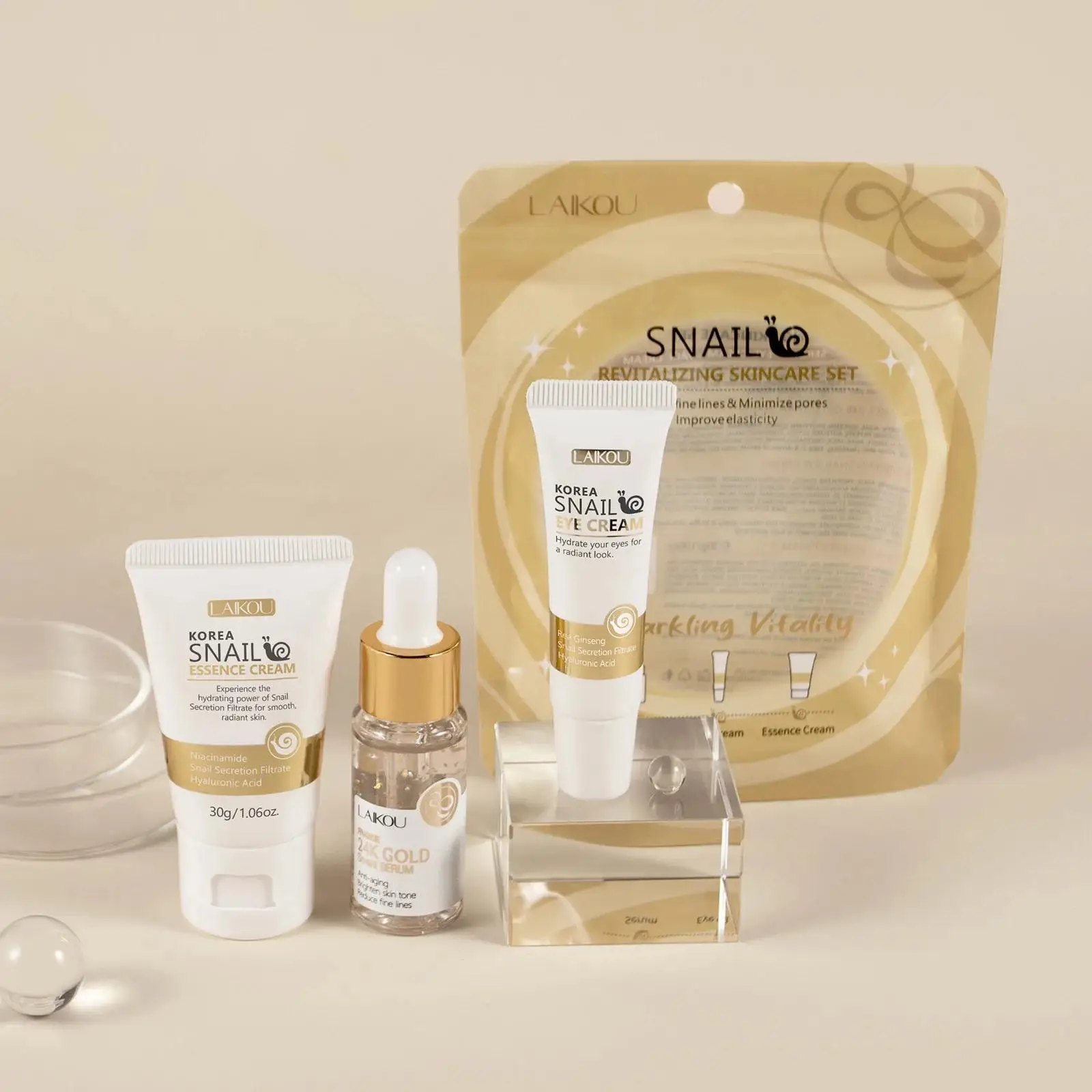 Suero reparador de caracol dor - Luxury Skincare Lines reseña y precio