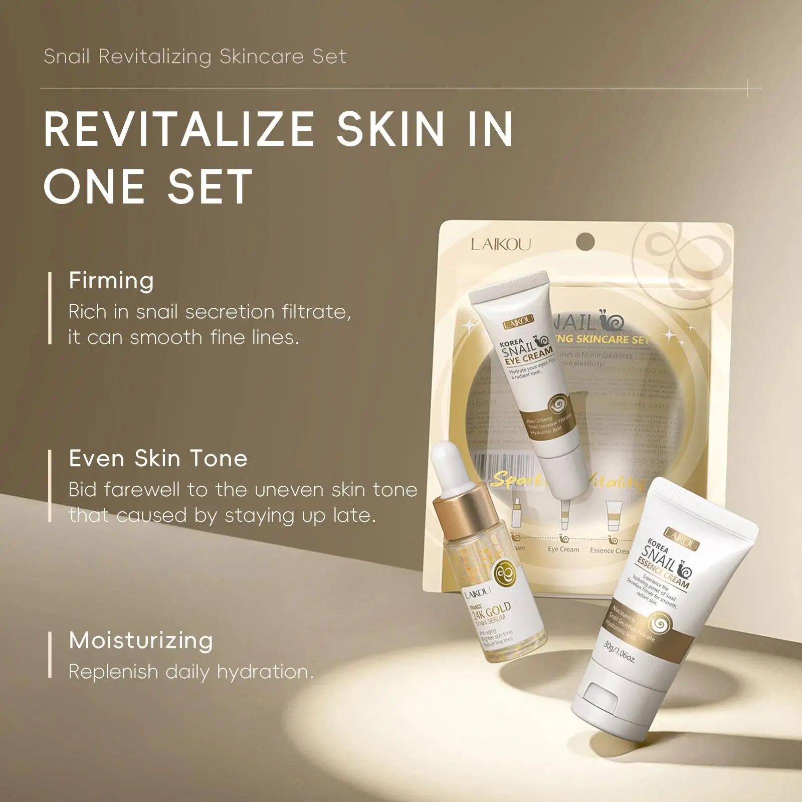 Suero reparador de caracol dor - Luxury Skincare Lines reseña y precio