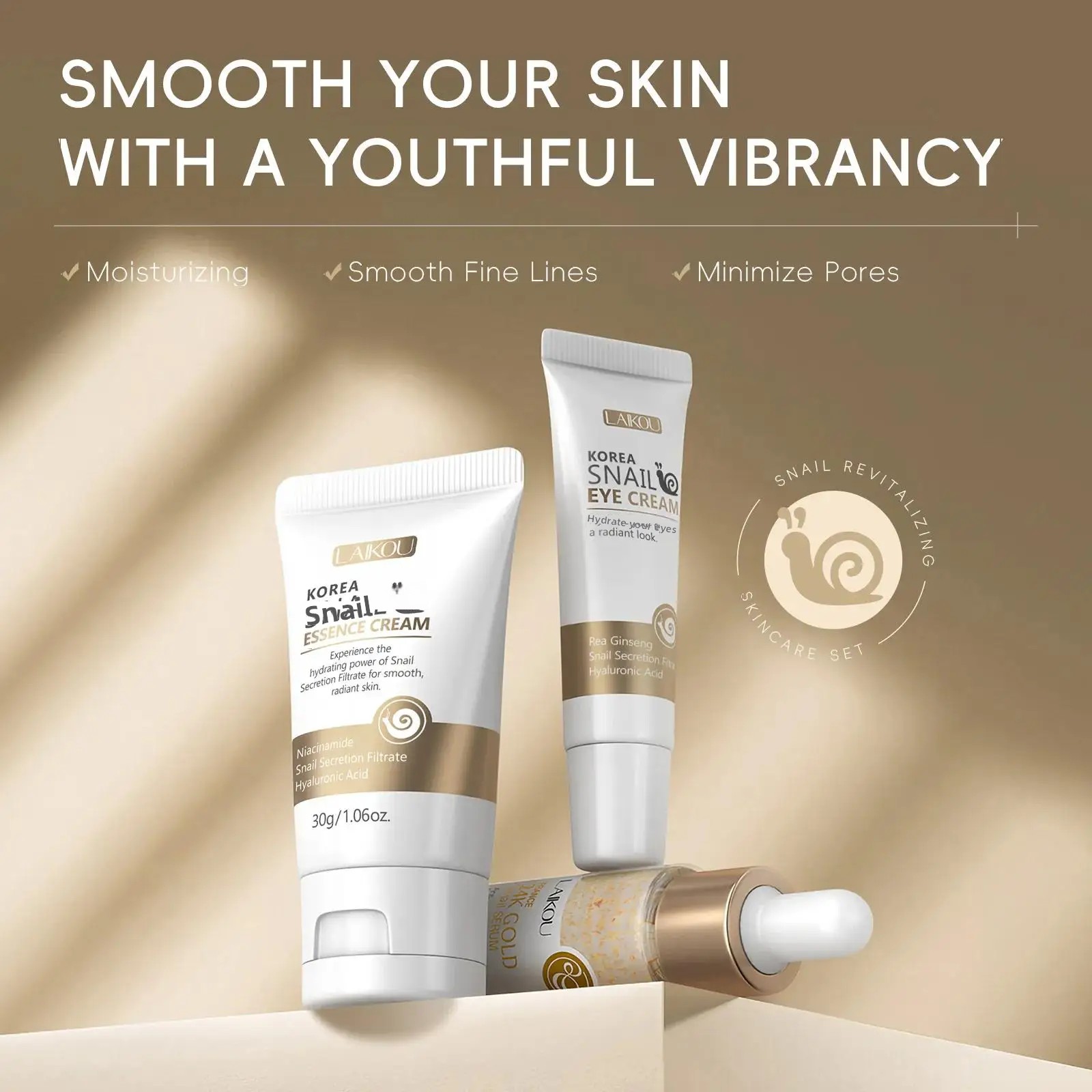 Suero reparador de caracol dor - Luxury Skincare Lines reseña y precio