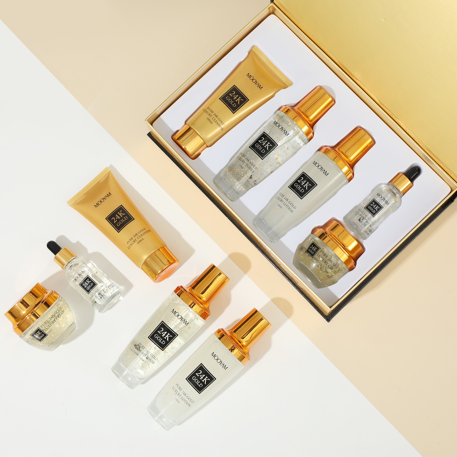 Juego hidratante antiarrugas d - Luxury Skincare Lines reseña y precio