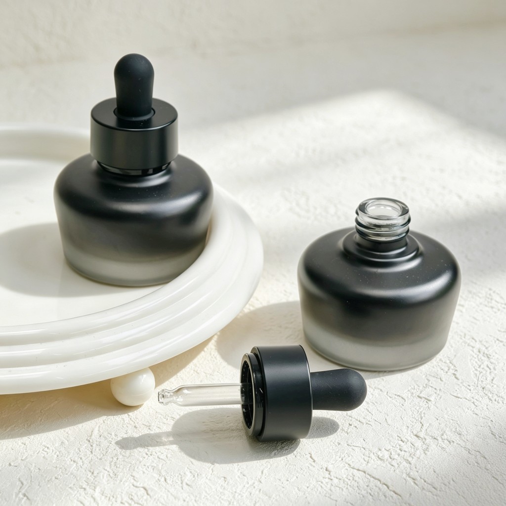 Frasco cuentagotas de vidrio e - Luxury Skincare Packaging reseña y precio