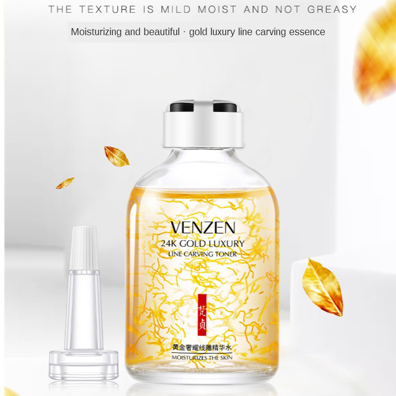 Sérum hidratante de oro de 24K - Luxury Skincare Lines reseña y precio