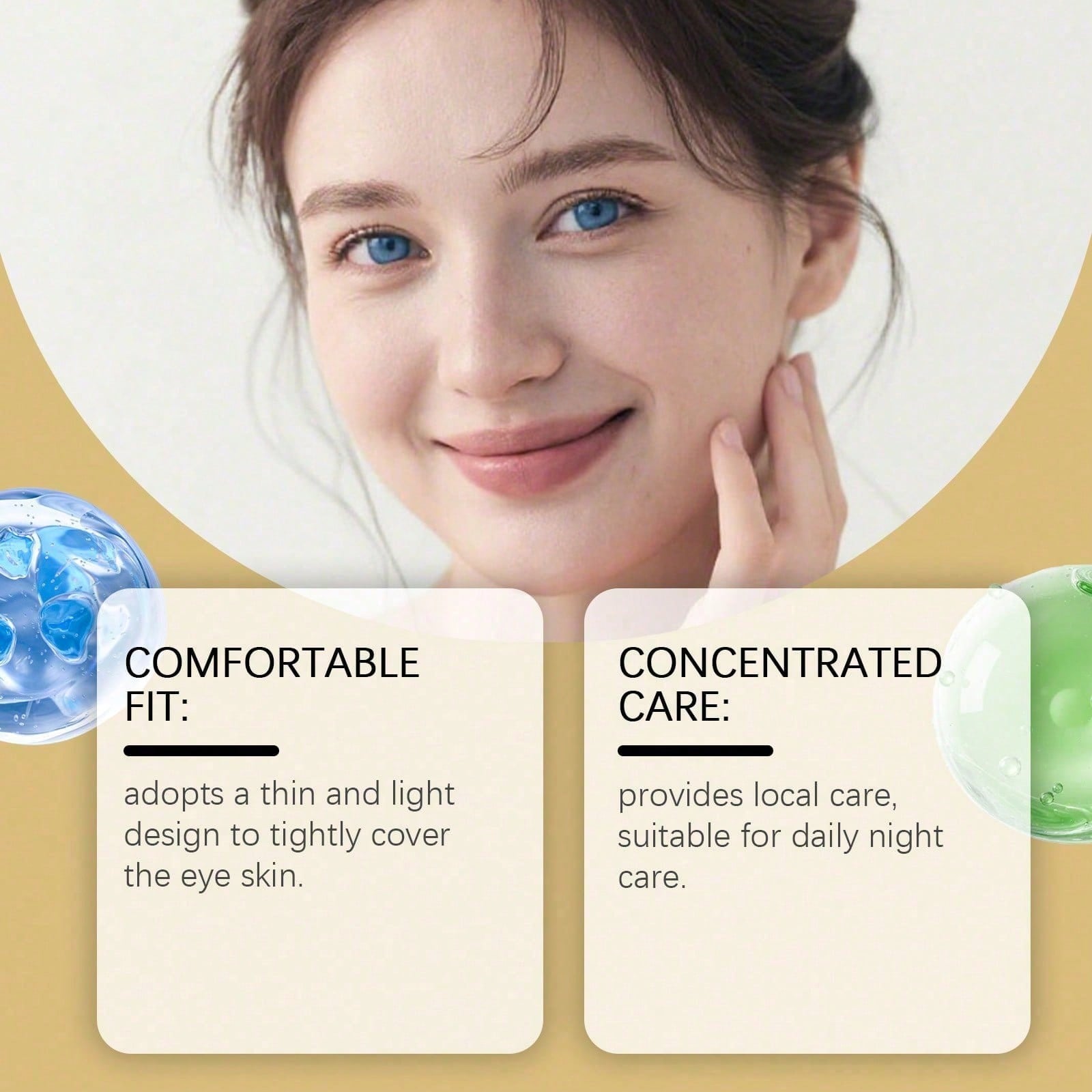 Mascarilla de Ojos de Oro 24K, - Luxury Skincare Lines reseña y precio